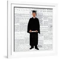 "Graduate", June 6,1959-Norman Rockwell-Framed Giclee Print