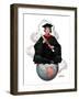 "Graduate on Top of the World,"June 13, 1925-Edmund Davenport-Framed Giclee Print