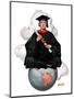 "Graduate on Top of the World,"June 13, 1925-Edmund Davenport-Mounted Giclee Print