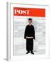 "Graduate" Saturday Evening Post Cover, June 6,1959-Norman Rockwell-Framed Giclee Print