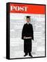 "Graduate" Saturday Evening Post Cover, June 6,1959-Norman Rockwell-Framed Stretched Canvas