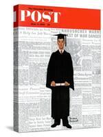 "Graduate" Saturday Evening Post Cover, June 6,1959-Norman Rockwell-Stretched Canvas