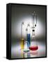 Graduated Cylinders and Flasks-Andrew Unangst-Framed Stretched Canvas