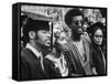 Graduating Africian Americans Wearing African Style Fashions at Howard University-Charles H^ Phillips-Framed Stretched Canvas