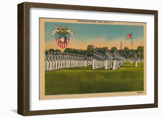 Graduation Parade, West Point, New York, C1940S-null-Framed Giclee Print