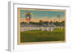 Graduation Parade, West Point, New York, C1940S-null-Framed Giclee Print