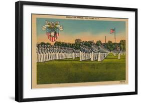 Graduation Parade, West Point, New York, C1940S-null-Framed Giclee Print