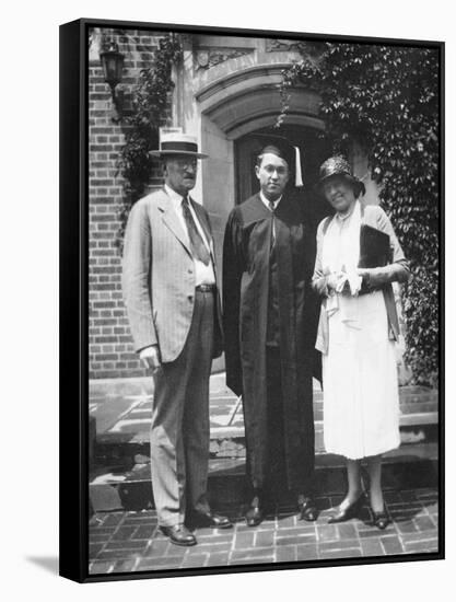 Graduation Snapshot at University of Illinois, Ca. 1935-null-Framed Stretched Canvas