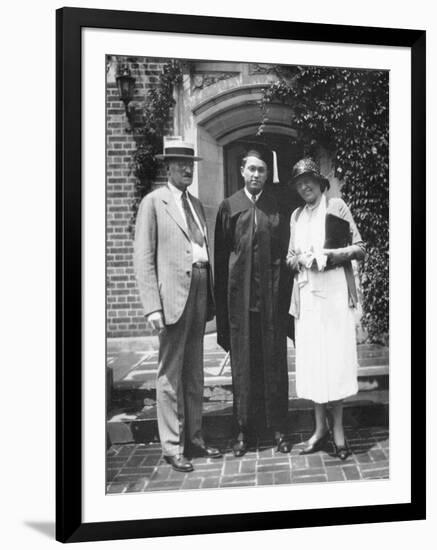 Graduation Snapshot at University of Illinois, Ca. 1935-null-Framed Photographic Print