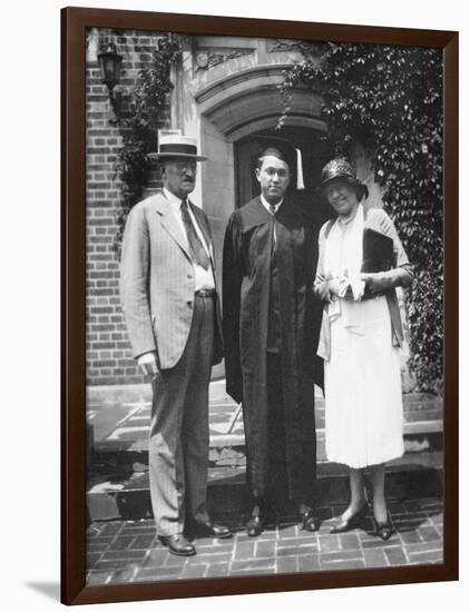 Graduation Snapshot at University of Illinois, Ca. 1935-null-Framed Photographic Print