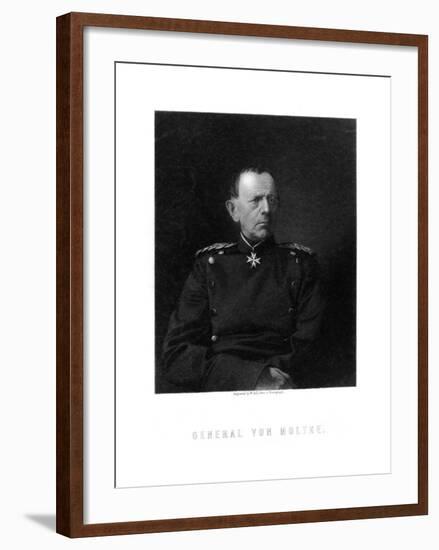 Graf Von Moltke 1870-William Holl the Younger-Framed Giclee Print