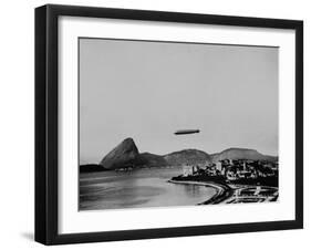 Graf Zeppelin Flying over Rio-null-Framed Photographic Print