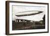 Graf Zeppelin in Flight-null-Framed Giclee Print