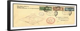 "Graf Zeppelin" Pan American Flight Cover, National Museum of American History-null-Framed Premium Giclee Print