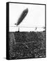 Graf Zeppelin Passing Low over Wembley Stadium During FA Cup Final Where Arsenal Beat Huddersfield-null-Framed Stretched Canvas