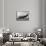 Graf Zeppelin People Mill Around as the Airship Prepares for Take Off-null-Framed Stretched Canvas displayed on a wall