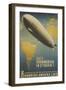 Graf Zeppelin to South America-Found Image Press-Framed Giclee Print