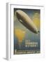 Graf Zeppelin to South America-Found Image Press-Framed Giclee Print