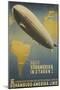 Graf Zeppelin to South America-Found Image Press-Mounted Giclee Print