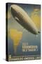Graf Zeppelin to South America-Found Image Press-Stretched Canvas