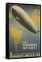 Graf Zeppelin to South America-Found Image Press-Framed Stretched Canvas