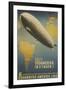 Graf Zeppelin to South America-Found Image Press-Framed Giclee Print
