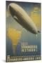 Graf Zeppelin to South America-Found Image Press-Mounted Giclee Print