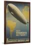 Graf Zeppelin to South America-Found Image Press-Framed Giclee Print