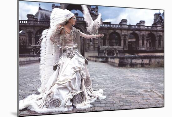 Grafficouture, Raquel Zimmermann, Vogue (Paris)-Mario Sorrenti-Mounted Art Print