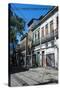 Graffiti Art Work on Houses in Lapa, Rio De Janeiro, Brazil, South America-Michael Runkel-Stretched Canvas