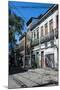 Graffiti Art Work on Houses in Lapa, Rio De Janeiro, Brazil, South America-Michael Runkel-Mounted Photographic Print