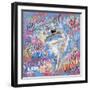 Graffiti Ballerina 1-Marta Wiley-Framed Art Print