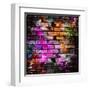 Graffiti Brick Wall-Eky Studio-Framed Art Print