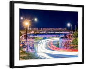 Graffiti Bridge-Benjamin Schaefer-Framed Photographic Print