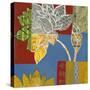 Graffiti Floral I-Liz Jardine-Stretched Canvas