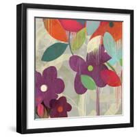 Graffiti Flower I-Anna Polanski-Framed Art Print