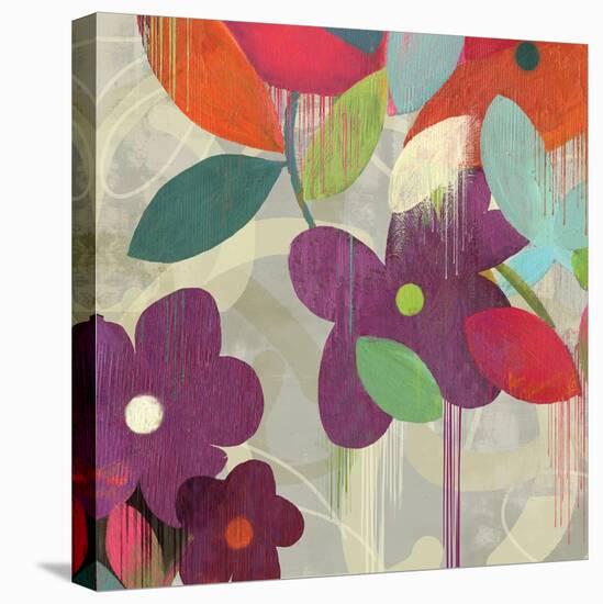 Graffiti Flower I-Anna Polanski-Stretched Canvas