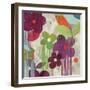 Graffiti Flower II-Anna Polanski-Framed Art Print