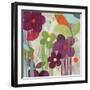 Graffiti Flower II-Anna Polanski-Framed Art Print