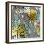 Graffiti Flowers II-Jennifer Goldberger-Framed Art Print