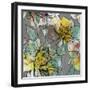 Graffiti Flowers II-Jennifer Goldberger-Framed Art Print