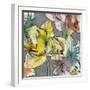 Graffiti Flowers III-Jennifer Goldberger-Framed Art Print