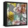 Graffiti Flowers IV-Jennifer Goldberger-Framed Stretched Canvas