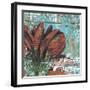 Graffiti Gerbera-Christina Lazar-schuler-Framed Art Print