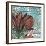 Graffiti Gerbera-Christina Lazar-schuler-Framed Art Print