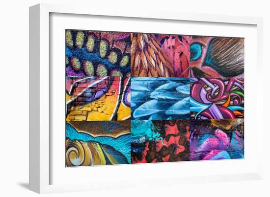 Graffiti I-Kathy Mahan-Framed Photographic Print