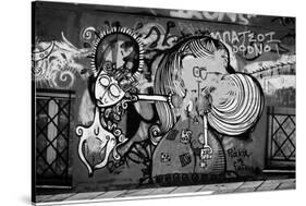 Graffiti in Athens Greece-null-Stretched Canvas