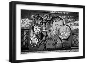 Graffiti in Athens Greece-null-Framed Photo