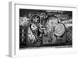 Graffiti in Athens Greece-null-Framed Photo