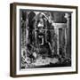 Graffiti in Reichstag Beuilding Scrawled and Scratched on the Walls by Conquering Russian Soldiers-William Vandivert-Framed Photographic Print